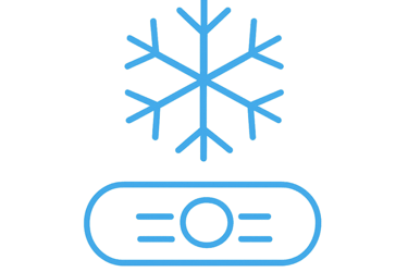Immagine vettoriale di un sistema di climatizzazione