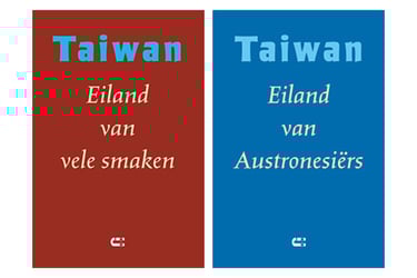 covers van 'Taiwan - Eiland van vele smaken' en 'Taiwan - Eiland van Austronesiërs'