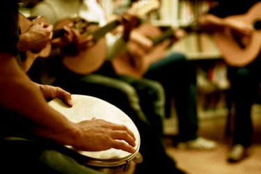 Learn Portuguese with Brazilian music, films, and audiovisual resources to improve listening skills.