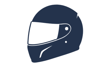 Motorradhelm-stilisiert-dirtblue