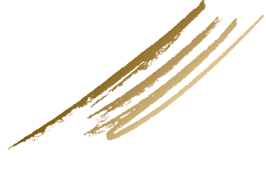 Stilelement aus goldenen Strichen