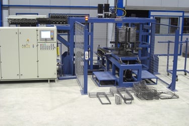  concrete reinforcing rebar spiral machine 