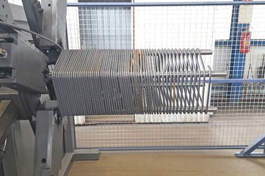 square or rectangular wire or rebar spiral stirrup machine