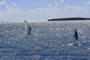 windsurfing kids sakalava bay Madagascar