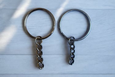 Flat Keychain Ring
