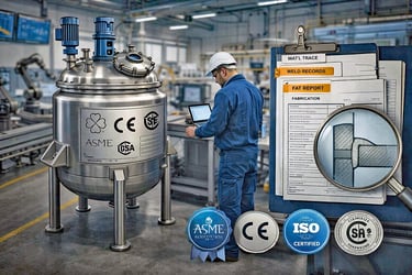 Chemical reactors and storage tanks manufacturer
