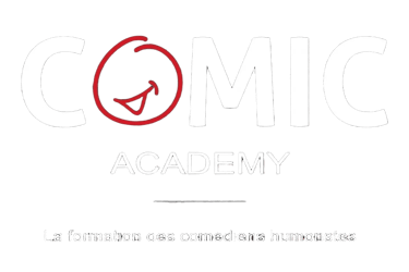 Logo Comic Academy — cours de théâtre comique et stand-up à Paris