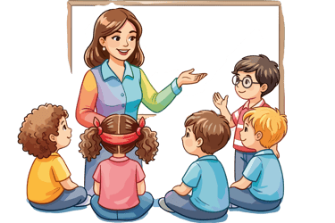 Educators practicing teaching skills in LevelUp Online Education’s immersive classroom.