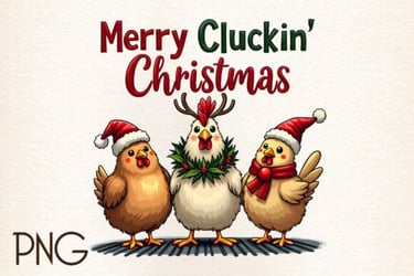 a group of chickens wearing santa claus claus claus claus claus claus claus claus claus claus