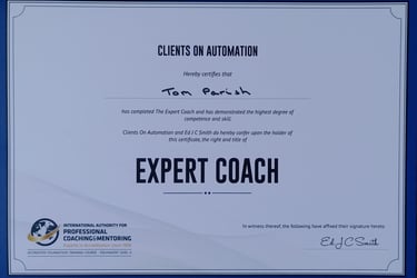 Professional coaching certification