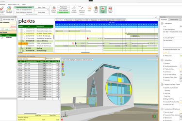 4D 5D BIM Visual-EVM OpenBIM Example