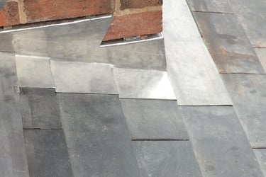 Waterproof joints being repaired