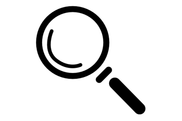 a mag glass search icon with link to /search SEO page