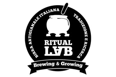 Logo Ritual lab, birrificio artigianale italiano. Birre non filtrate e non pastorizzate