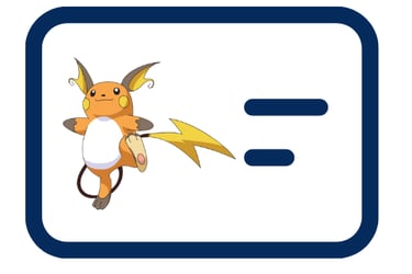 Lamincards raichu