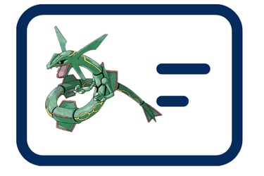 Lamincards Rayquaza