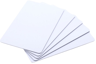 White PVC NFC card for digital business card made in NFC ph