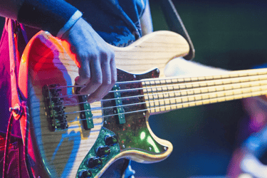 a musician playing guitar