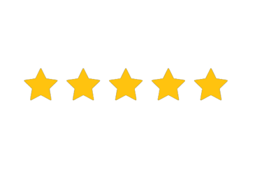 five stars in a row of five stars