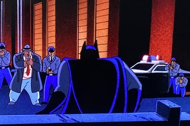 Batman: Mask of the Phantasm - Batman v. Police