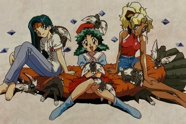 Tenchi Muyo! Art from Tenchi Muyo! Ryo-Ohki PC-FX