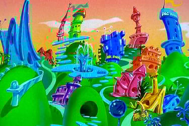 Pac-Man Cartoon Pac-Land