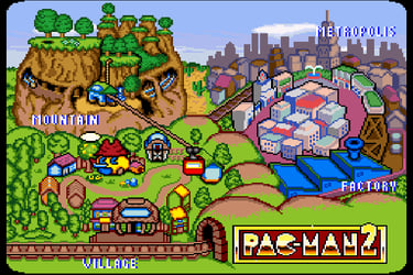 Pac-Man 2 The New Adventures Overworld