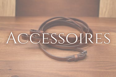 rênes accessoires cuir sellerie etter Genève artisan sellier harnacheur Suisse