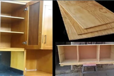 muebles armados en triplay de pino