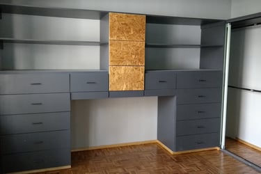 Vestidor en melamina
