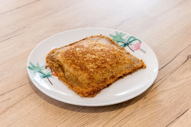 Croque façon monsieur avec oeuf petit déjeuner lyon breakfast