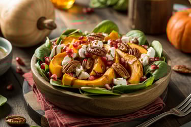 a bowl of salad with a salad and a fork