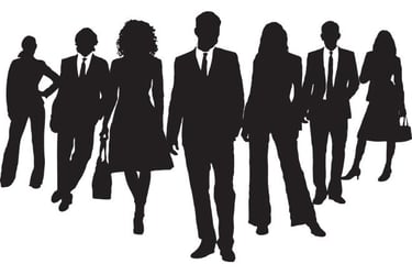 Diverse group of clients