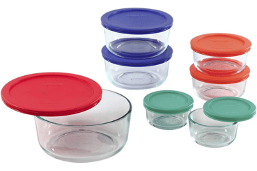 glass food storage bowls