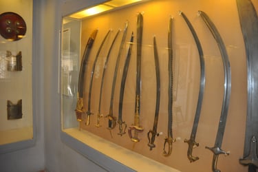 museum pieces in the Mehrangarh fort, Jodhpur, Rajasthan, India