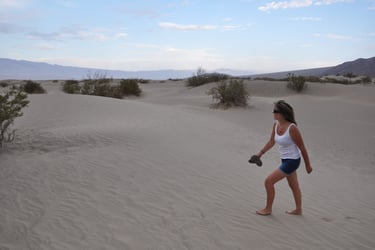 Mesquite Flat sand dunes, Death Valley