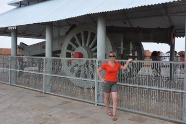 giant canon at Jaigarh Fort, Jaipur, Rajasthan, India