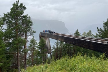 Stegastein lookout, Aurklandfjorden, Norway