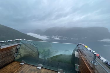 Stegastein lookout, Aurklandfjorden, Norway