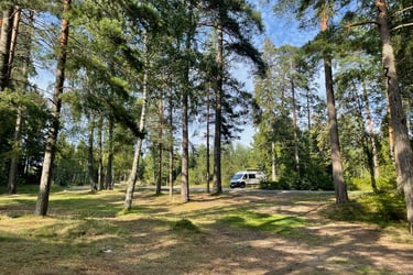 parked up next Saffle next to lake Vanern, a huge fresh water lake not far from the Norwegian border