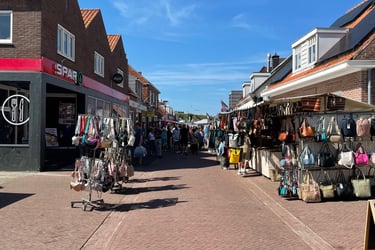 the village of Zoutelande, Netherlands
