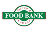 a food bank logo with the words food bank