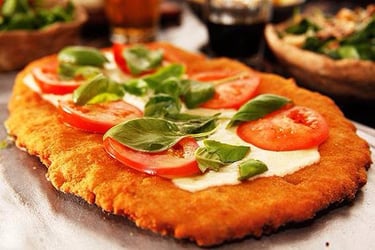 milanesa napolitana con tomate y queso