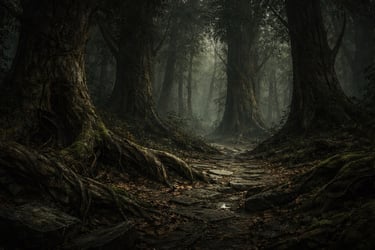 Misty depths of Ebonhart Forest