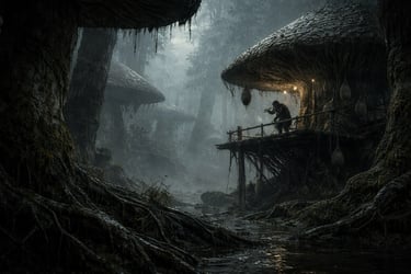 Mushroom Forest Stronghold of the Murklin Goblins Large