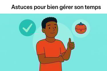 gestion du temps, productivité, Pomodoro, bien être, recherche sante