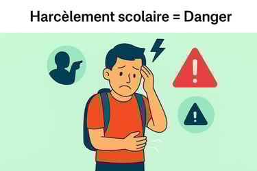 harcèlement scolaire,, au travail, impact psychologique, sante mentale, confiance en soi, recherche sante