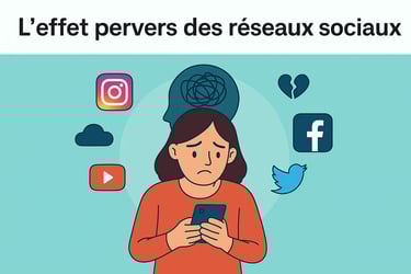 impact des reseaux sociaux sur la sante mentale, digital detox, bien etre, cerveau, recherche sante