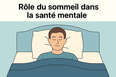 Rôle du sommeil dans la santé mentale recherchesante