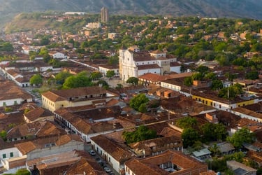 Vue aérienne Santa Fé de Antioquia